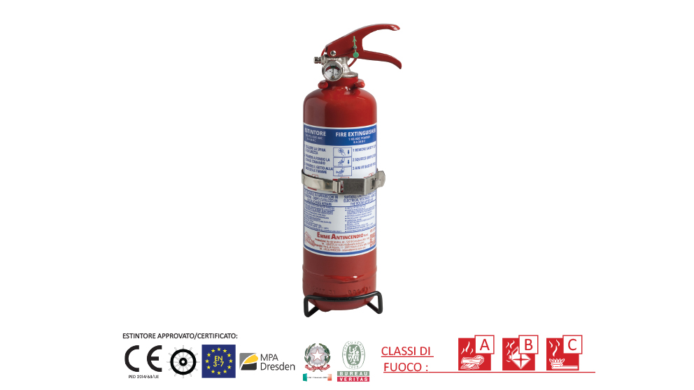ESTINTORE POLVERE KG. 1,0
