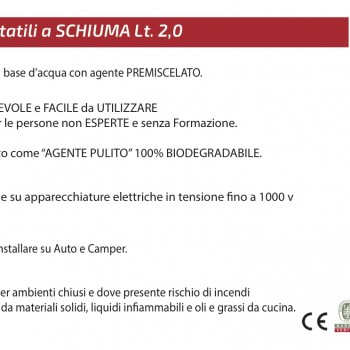 ESTINTORE A SCHIUMA LT. 2,0